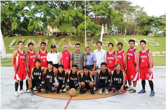 Pertandingan Bola Basket Lustrum VI Unib : 18 Peserta, SMKN I Kota Bengkulu Juara I