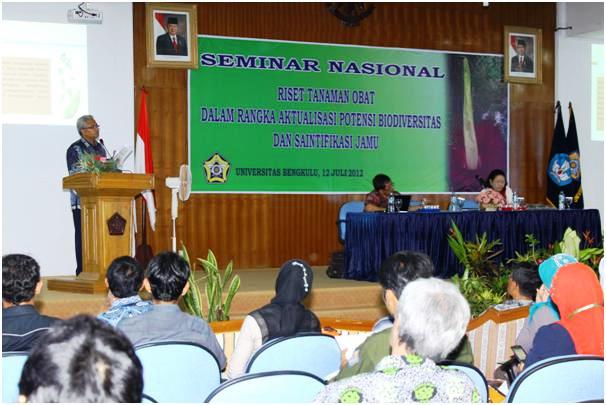 Seminar Nasional Tanaman Obat dan Saintifikasi Jamu