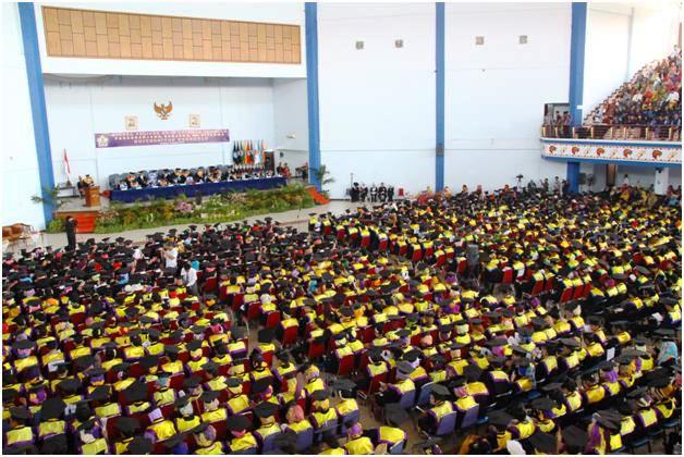 Unib Gelar Wisuda dengan Peserta Terbanyak