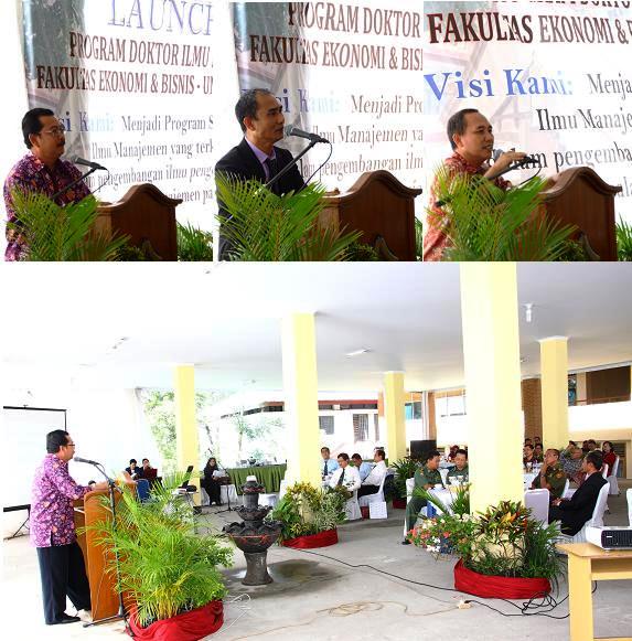 Rektor Launching Program Doktor Ilmu Manajemen