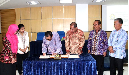 UNIB dan UNMUS Merauke Tandatangan MoU