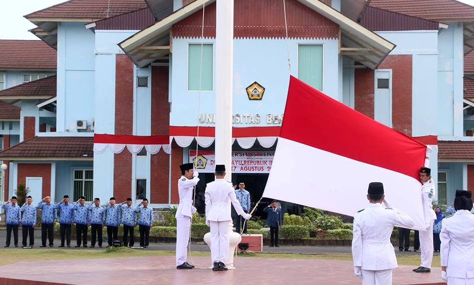 Upacara HUT RI Ke-72 di UNIB Berlangsung Hikmat