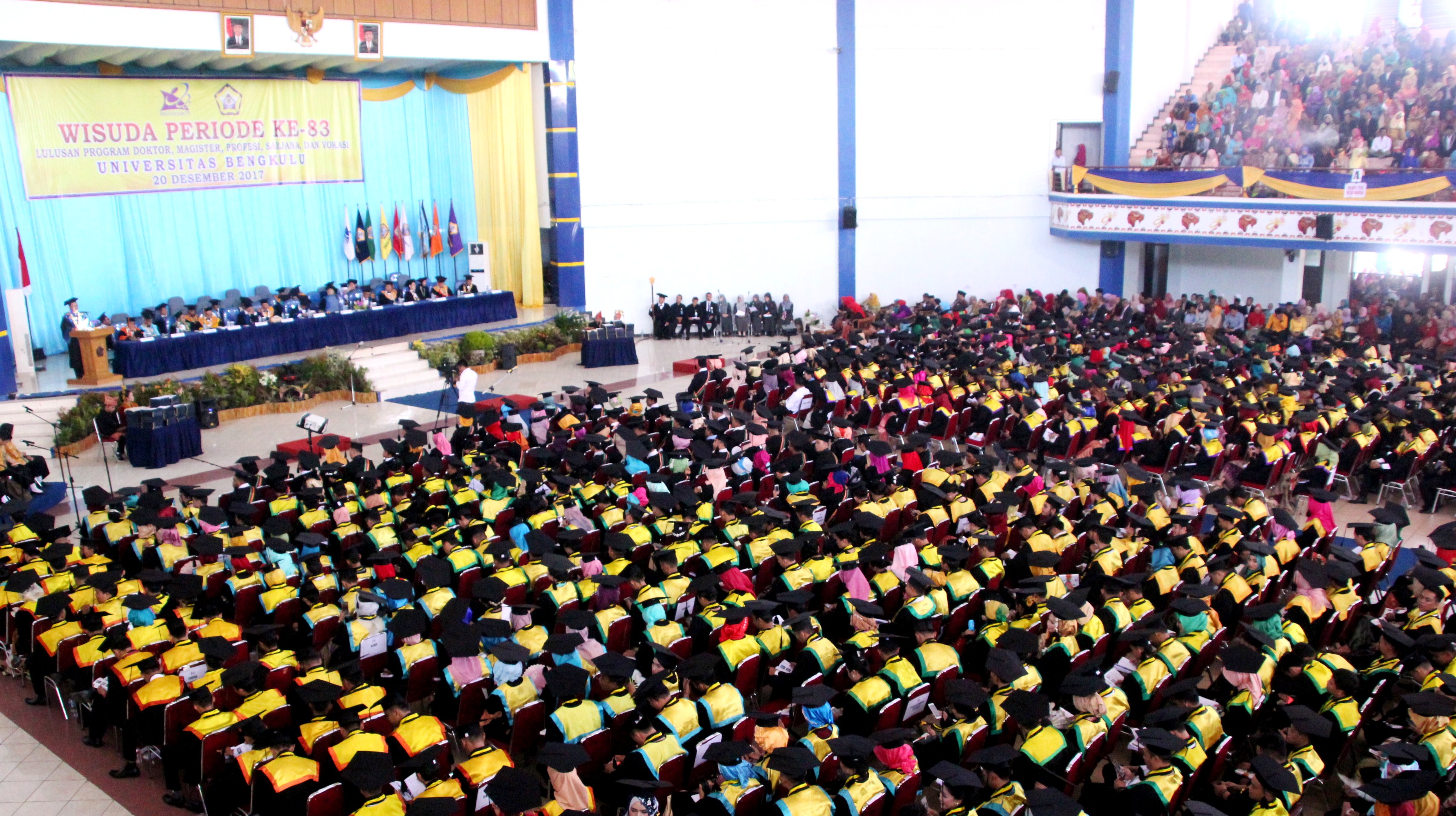 Wisuda Ke-83 UNIB Tambah 898 Lulusan