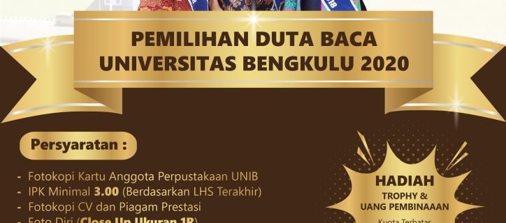 Pemilihan Duta Baca Universitas Bengkulu 2020