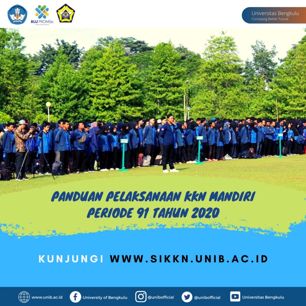 Panduan Dan Petunjuk Teknis Kuliah Kerja Nyata Kkn Mandiri Universitas Bengkulu Tahun 2020 Universitas Bengkulu