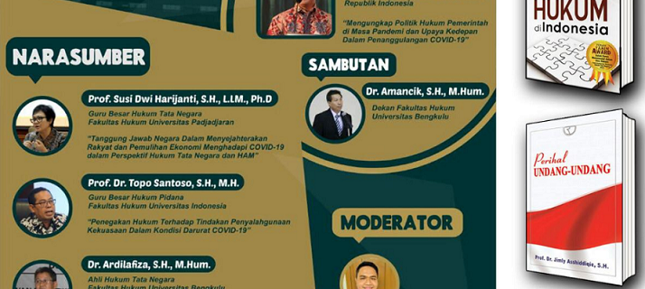 WEBINAR NASIONAL FAKULTAS HUKUM UNIVERSITAS BENGKULU