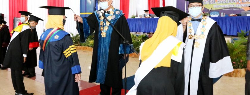 Wisuda Daring Lagi, UNIB Tambah 1.144 Lulusan