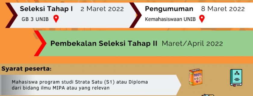 Kompetisi Nasional Matematika dan Ilmu Pengetahuan Alam Tahap 1 Tingkat Universitas Bengkulu Tahun 2022