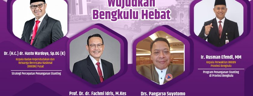 Webinar “Komunitas Berdaya Wujudkan Bengkulu Hebat” dalam rangka Dies Natalis Universitas Bengkulu ke-40