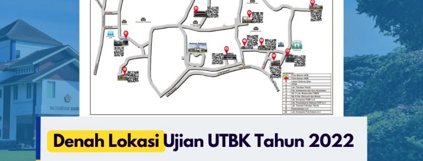 Denah Lokasi Ujian UTBK Tahun 2022 Universitas Bengkulu