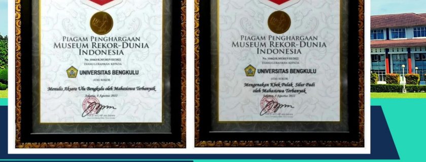 Universitas Bengkulu Pecahkan 2 Rekor MURI