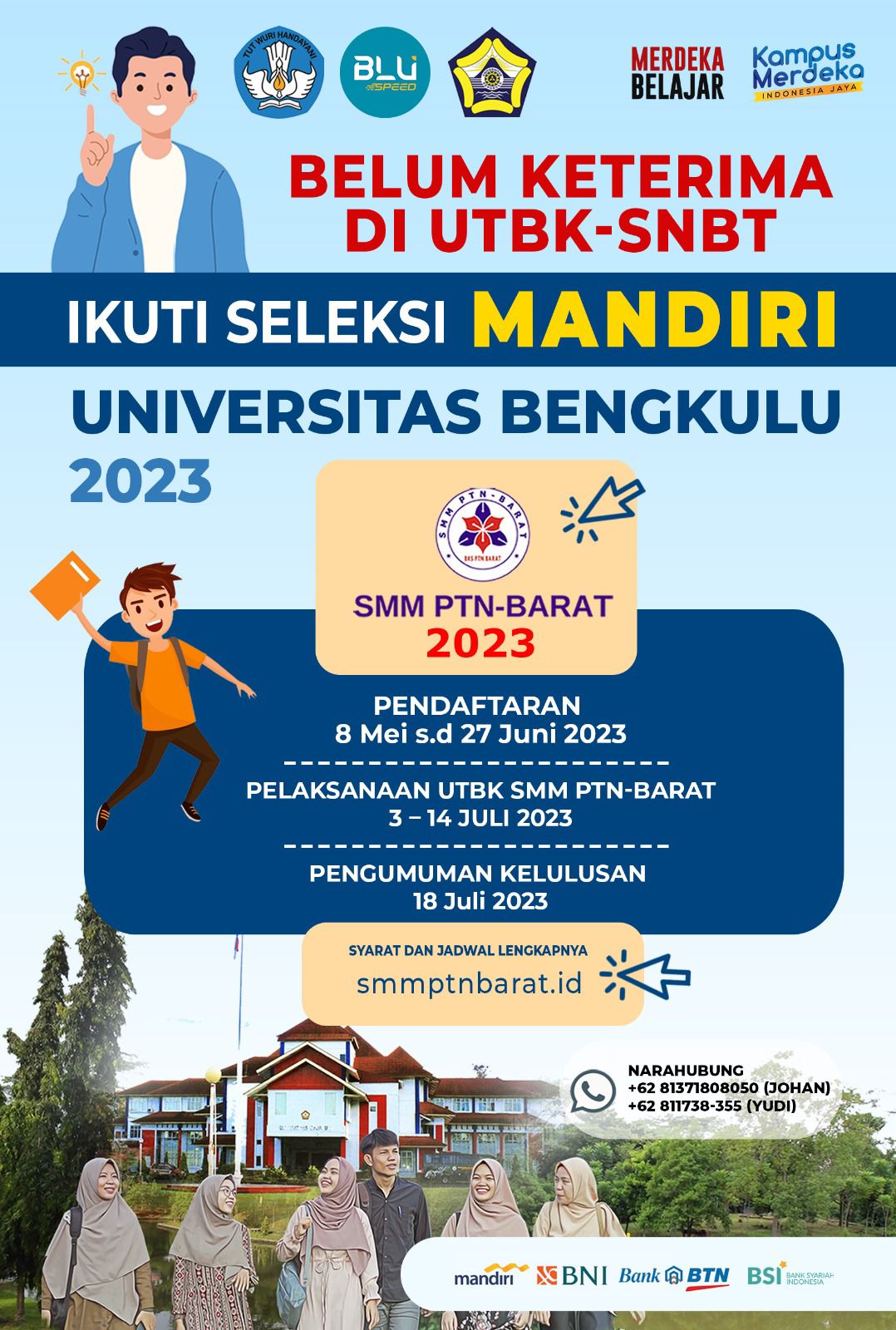 Smmptn barat 2023 universitas bengkulu universitas bengkulu