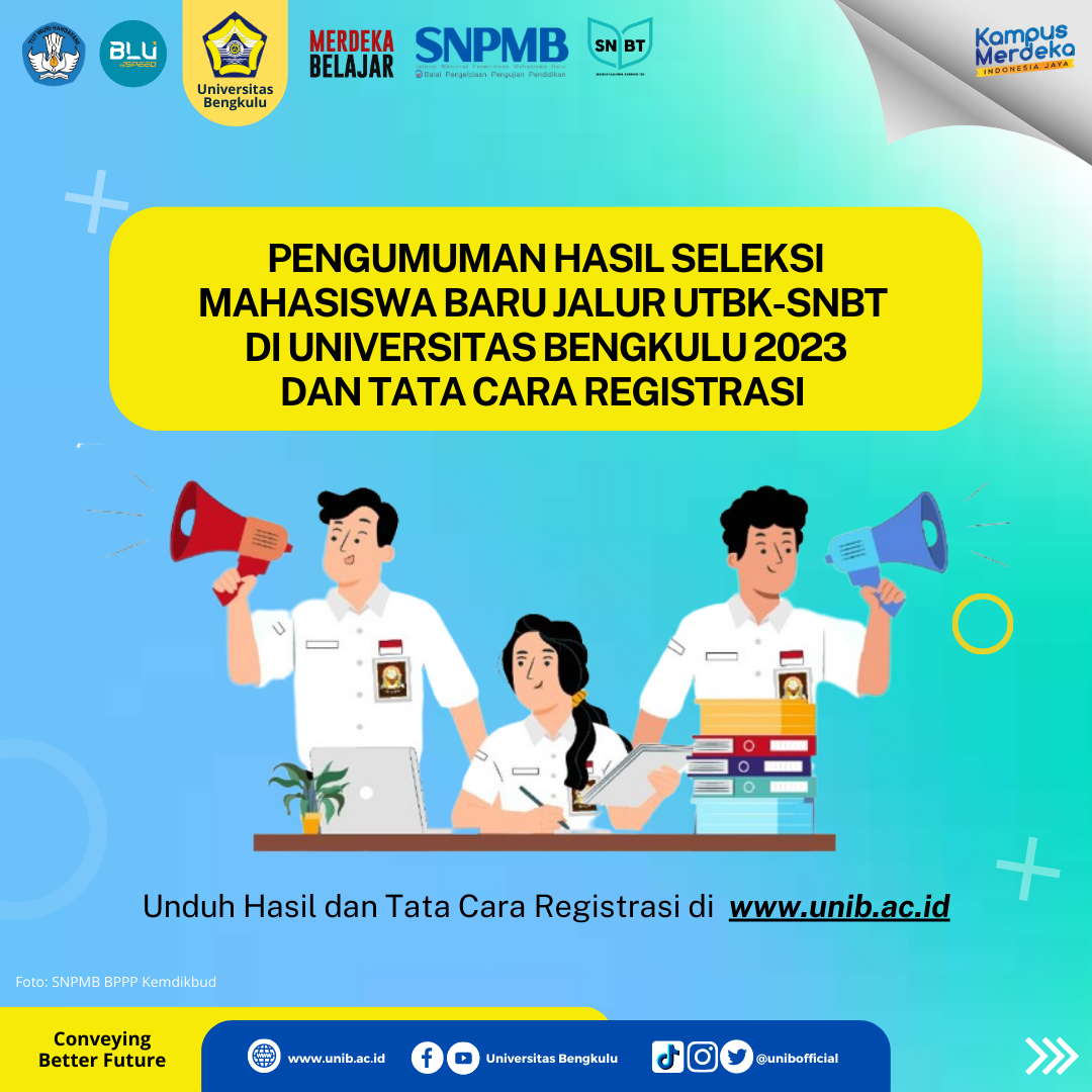 Pengumuman hasil seleksi calon mahasiswa baru jalur utbk snbt