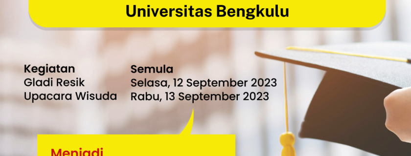 Perubahan Jadwal Wisuda Periode ke-103 Universitas Bengkulu