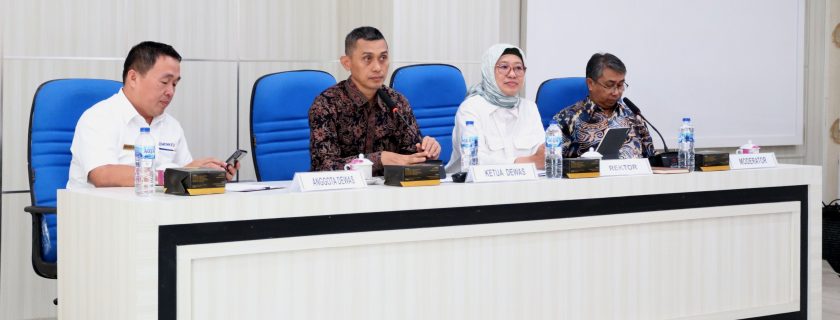 Dewas dan Pimpinan UNIB Gelar Rapat Bersama