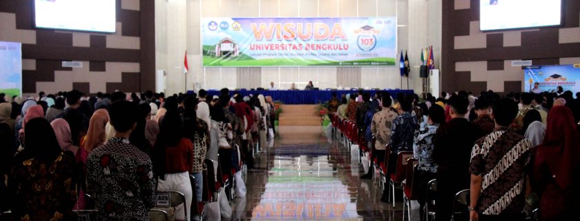 Wisuda Ke-103 Dilaksanakan Dua Hari : Jumlah Wisudawan Terbanyak Sepanjang Sejarah UNIB