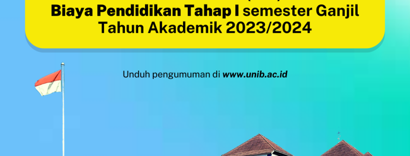 Pengumuman Penerima Program Kartu Indonesia Pintar (KIP) Kuliah Biaya Pendidikan Tahap I Semester Ganjil Tahun Akademik 2023/2024