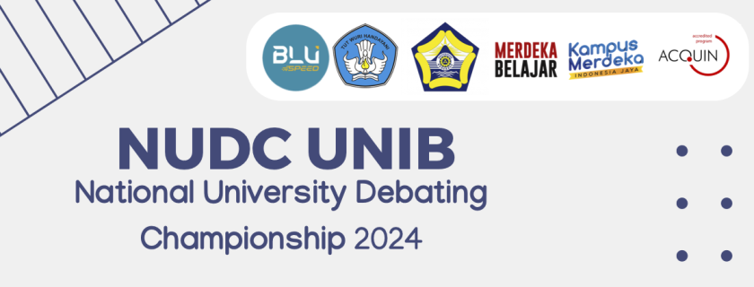 National University Debating Championship (NUDC) Universitas Bengkulu 2024
