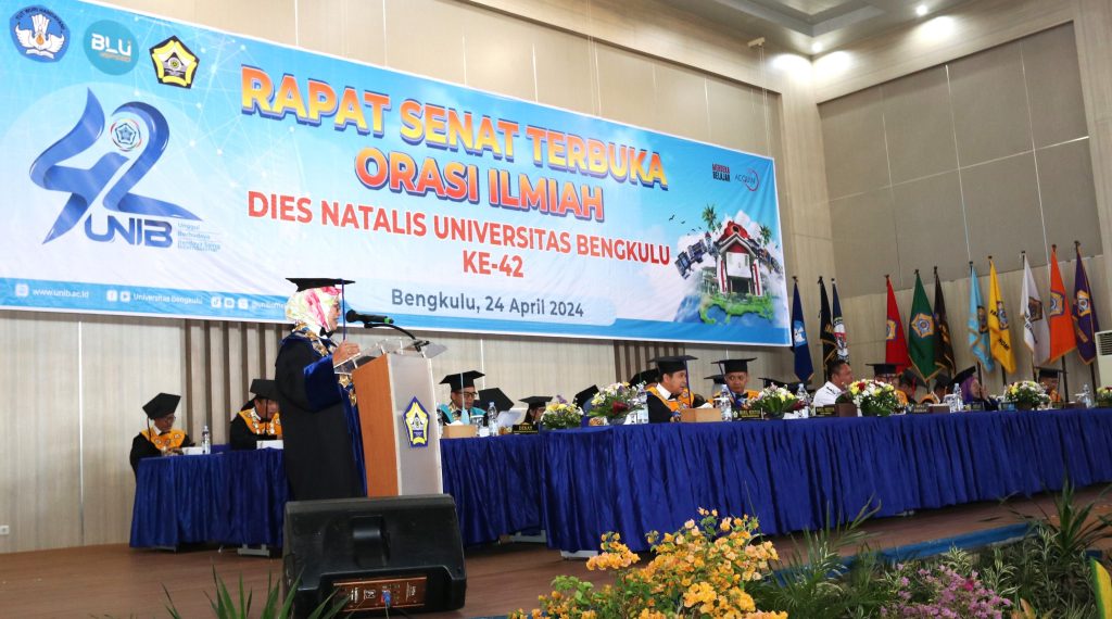 Pidato Rektor di Puncak Dies Natalis Unib Ke-42 : Bersinergi Menghadapi Tantangan Masa Depan !