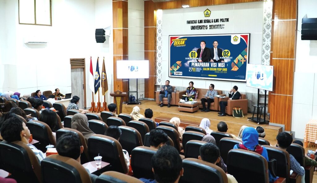 Dua Calon Dekan FISIP Unib Paparkan Visi Misi dan Teken Fakta Integritas