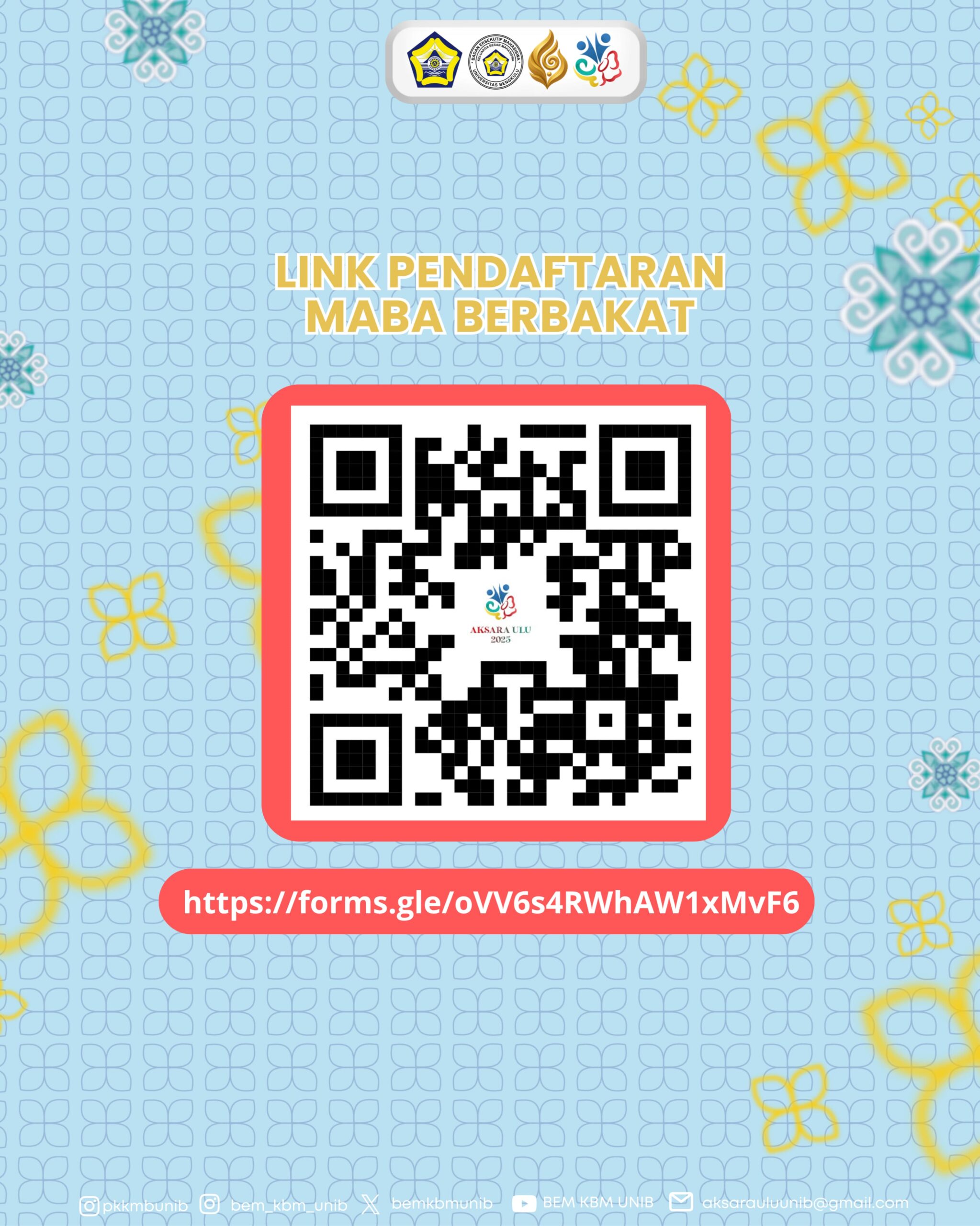 9. barcode oprec maba