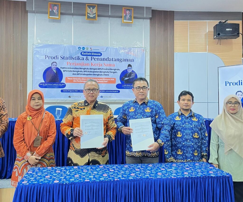 FMIPA Unib Perkuat Sinergi dengan BPS, Dorong Pembelajaran dan Pembangunan Berbasis Data