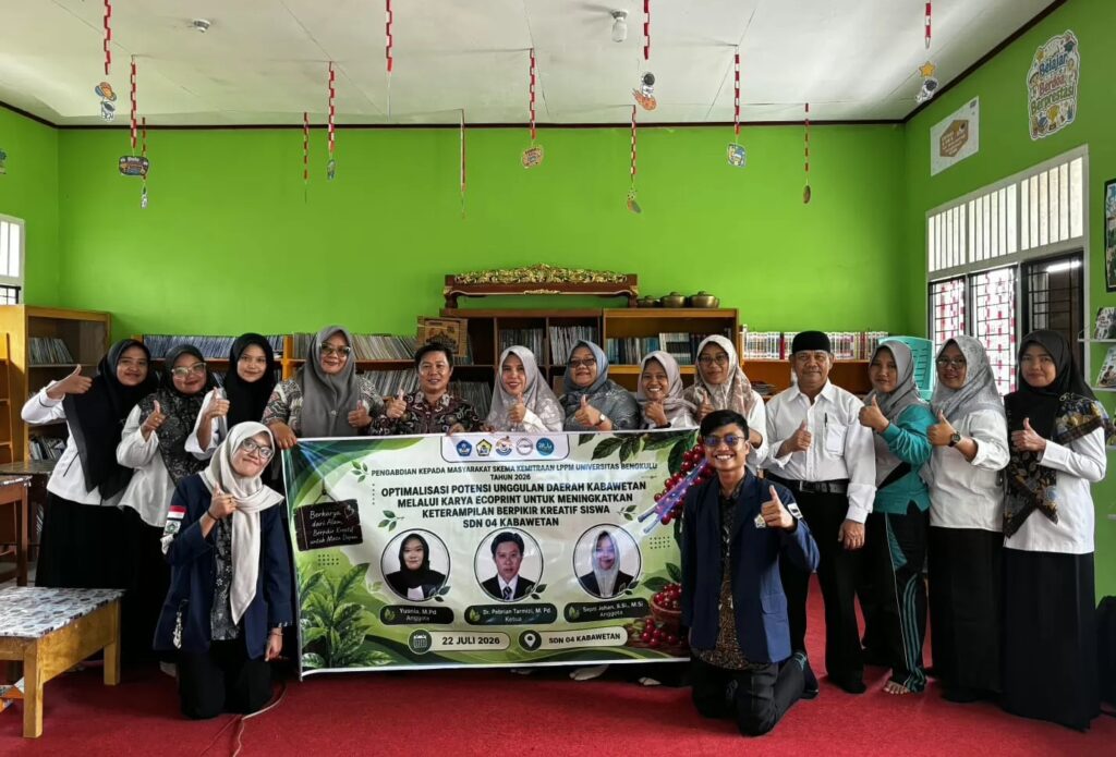 Dosen Unib Olah Daun Teh dan Kopi Sebagai Media Kreatif Siswa SD di Kepahiang